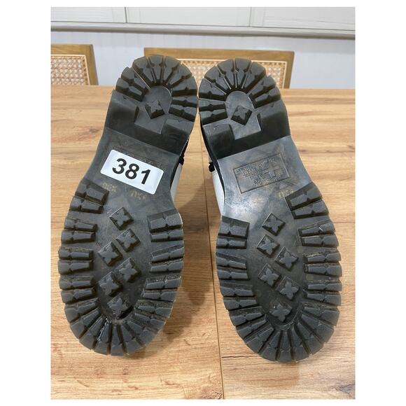 Dr. Martens Docs Jadon Platform Boots Smooth White Leather Size 6 Lightly Worn - Picture 11 of 13